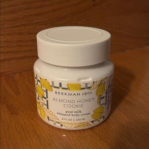 8 oz Beekman 1802 Almond Honey Cookie Pure Goat Milk Whipped Body Cream